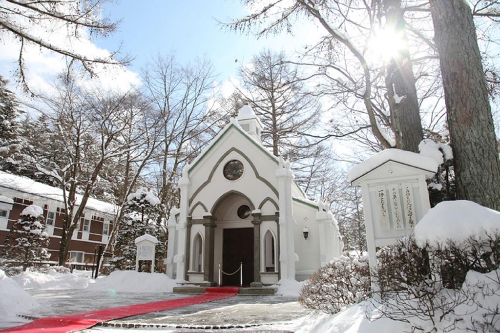 Kyu Karuizawa Hotel Otowa No Mori Bagian luar foto